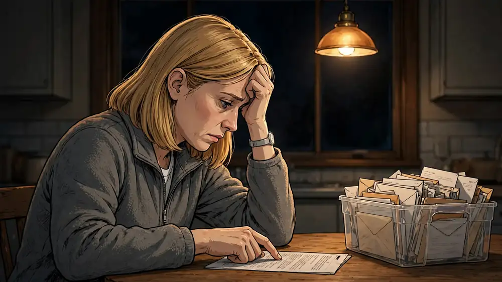 Scene from Chapter 2 of He Didn't Know I Bought Dad's Foreclosed House.