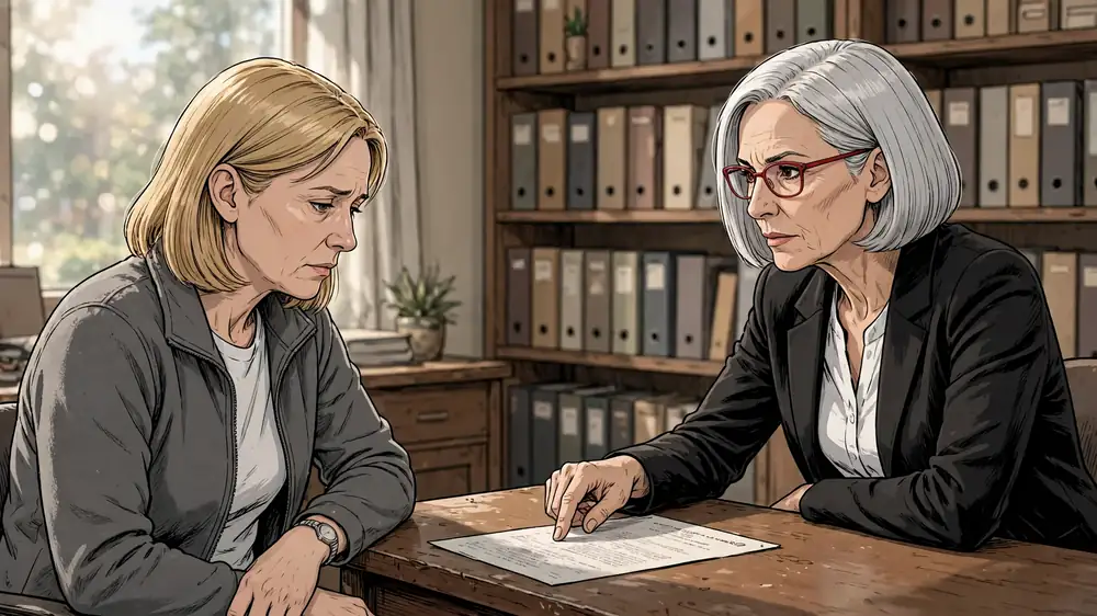 Scene from Chapter 3 of He Didn't Know I Bought Dad's Foreclosed House.