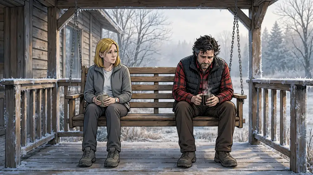 Scene from Chapter 5 of He Didn't Know I Bought Dad's Foreclosed House.