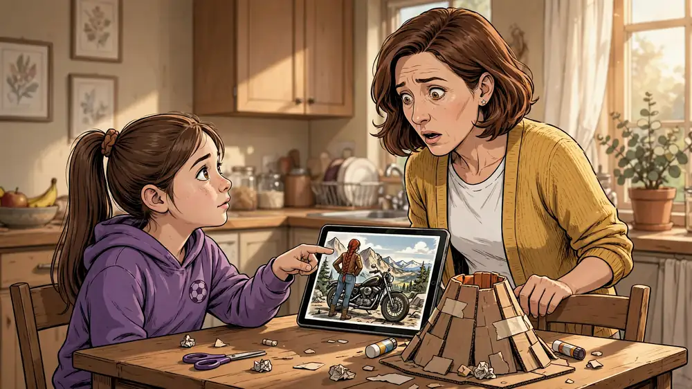 Scene from Chapter 3 of He Said It Was A Boys' Trip.