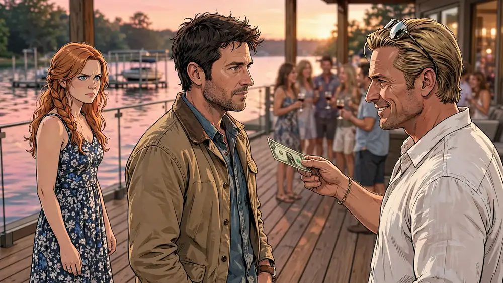 Scene from Chapter 1 of Her Husband Owned Their Entire Town