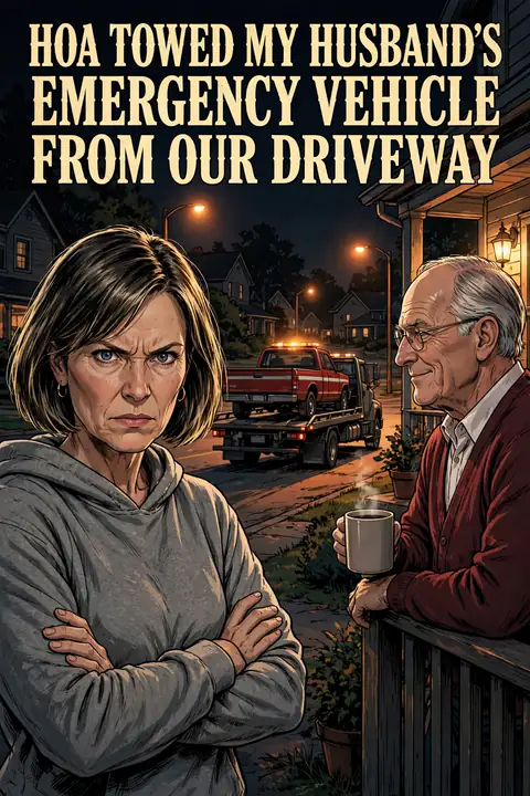 Cover of HOA Towed My Husband's Emergency Vehicle From Our Driveway