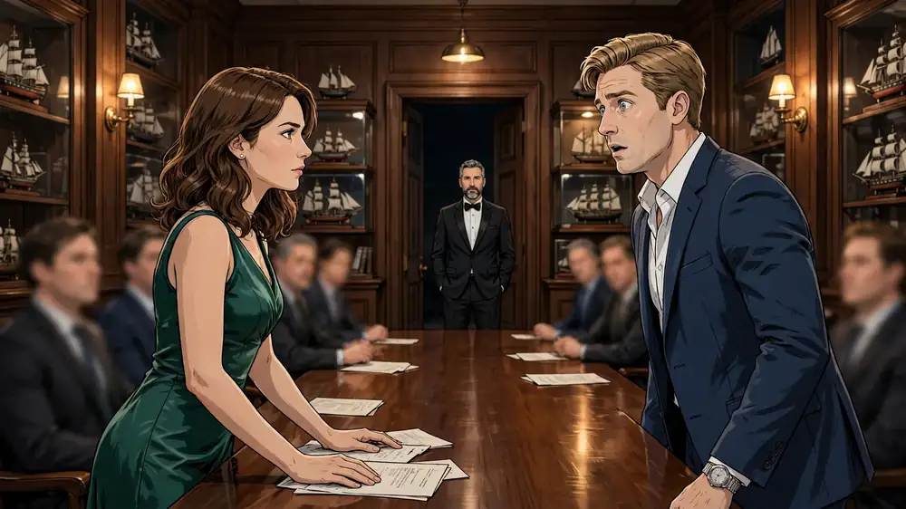 Scene from Chapter 5 of I Married My Cheating Ex's Billionaire Uncle