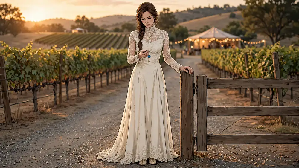Scene from Chapter 5 of My Half-Sister Ripped My Late Mom's Wedding Dress.