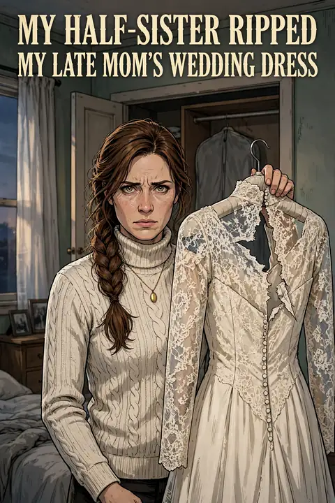 Cover of My Half-Sister Ripped My Late Mom's Wedding Dress.
