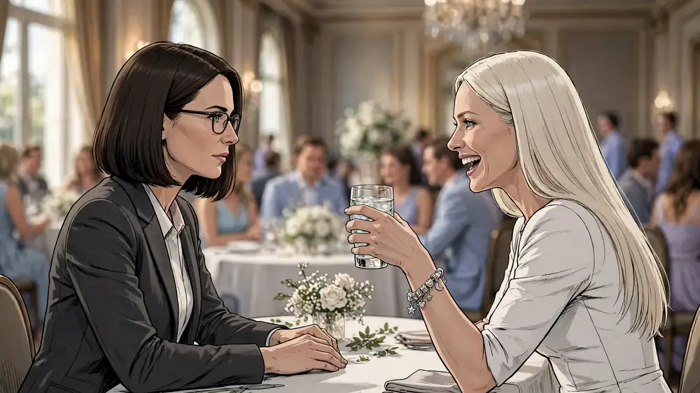 Scene from Chapter 2 of My Husband Buried the Wrong Woman