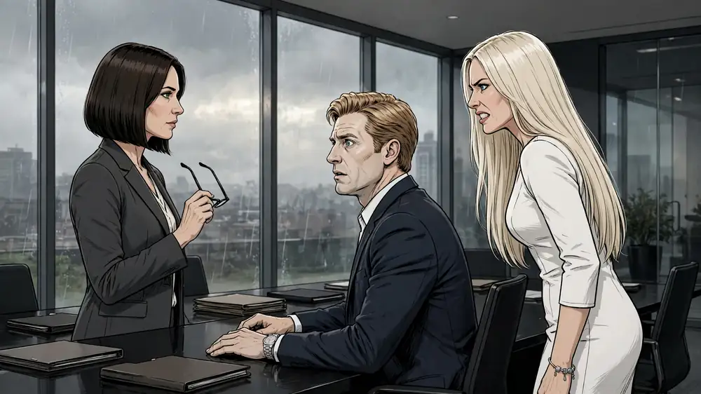 Scene from Chapter 4 of My Husband Buried the Wrong Woman