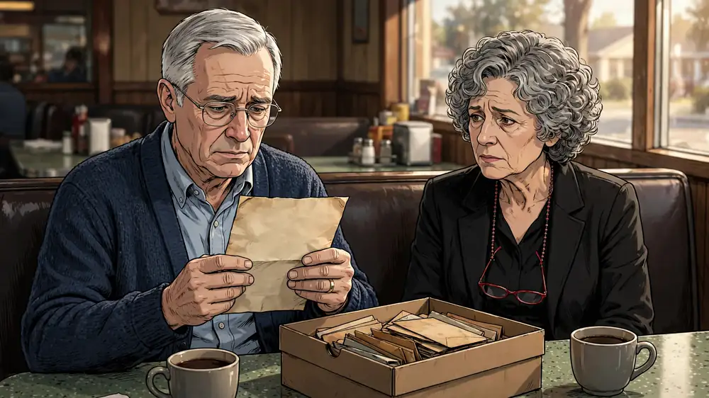 Scene from Chapter 3 of She Hid One Secret For 37 Years.