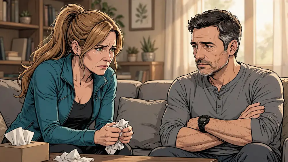 Scene from Chapter 2 of She Said They Were Friends.