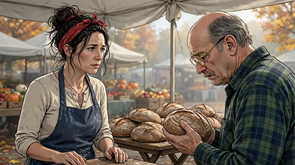 Scene from Chapter 3 of Sister Stole Grandma's Secret Recipes To Open A Bakery