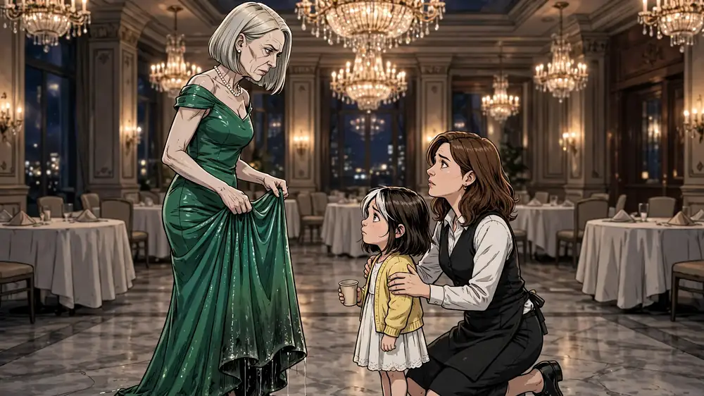 Scene from Chapter 1 of The Twins He Never Knew Existed