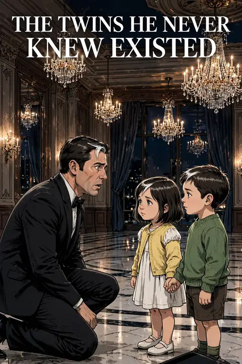 Cover of The Twins He Never Knew Existed