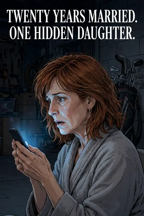 Cover of Twenty Years Married. One Hidden Daughter.
